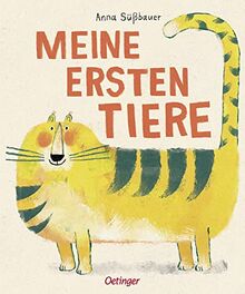 Meine ersten Tiere: Künstlerisch illustriertes Bildwörterbuch, um erste Tiernamen zu lernen (Mein erstes Bildwörterbuch)