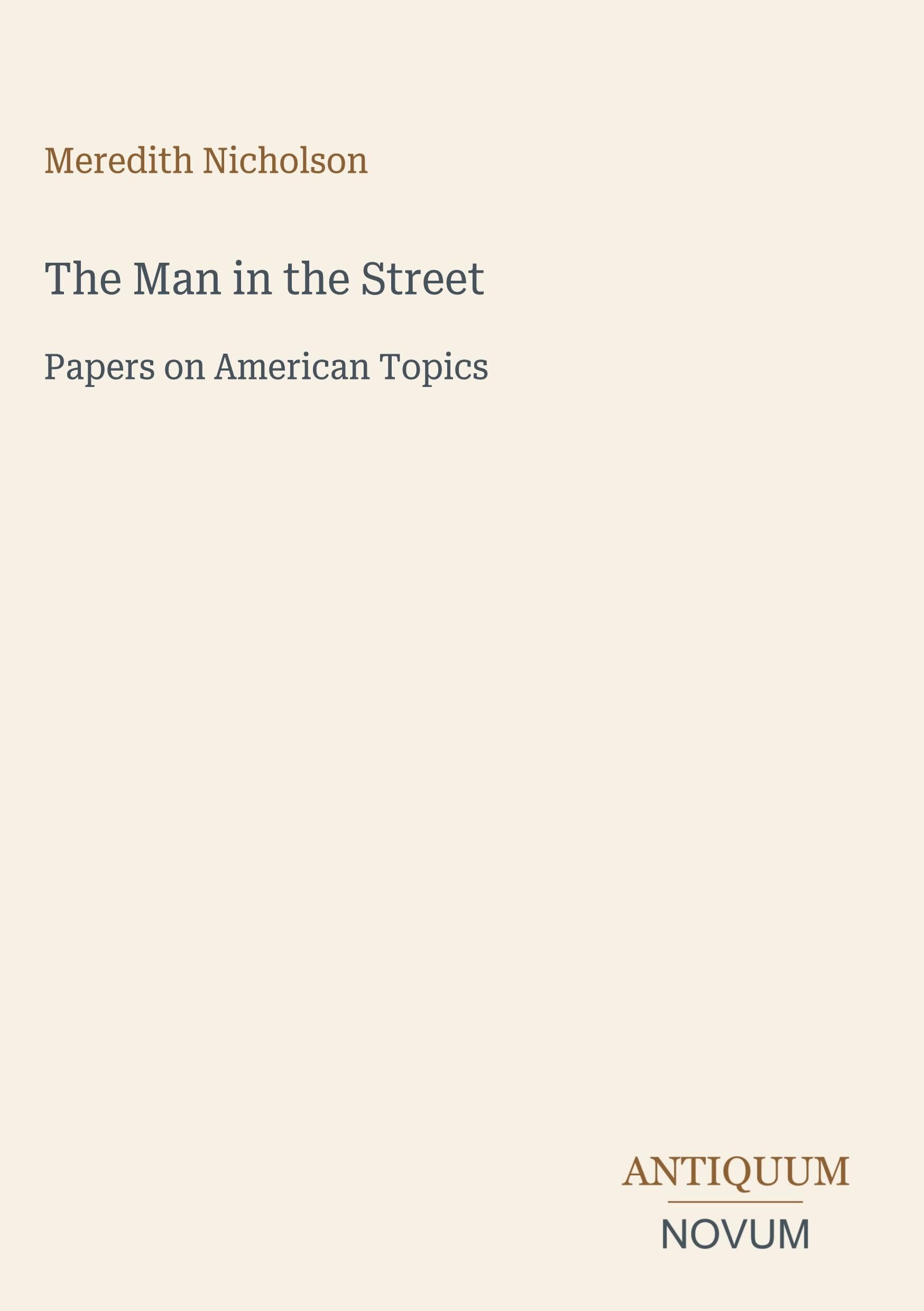 The Man in the Street