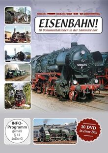 Eisenbahn,10 DVDs: 10 Dokumentationen in der Sammler-Box [VHS]