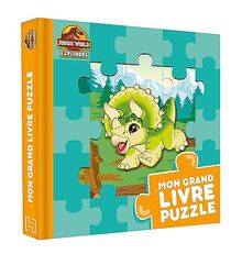 Jurassic World explorers : mon grand livre puzzle