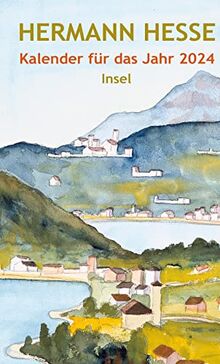 Insel-Kalender für das Jahr 2024: Mit 15 Aquarellen des Dichters (insel taschenbuch)