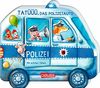 Mein kleiner Fahrzeugspaß: Tatüüü, das Polizeiauto - ab 18 Monaten: Lustiges Reimebuch mit Klappen in Autoform