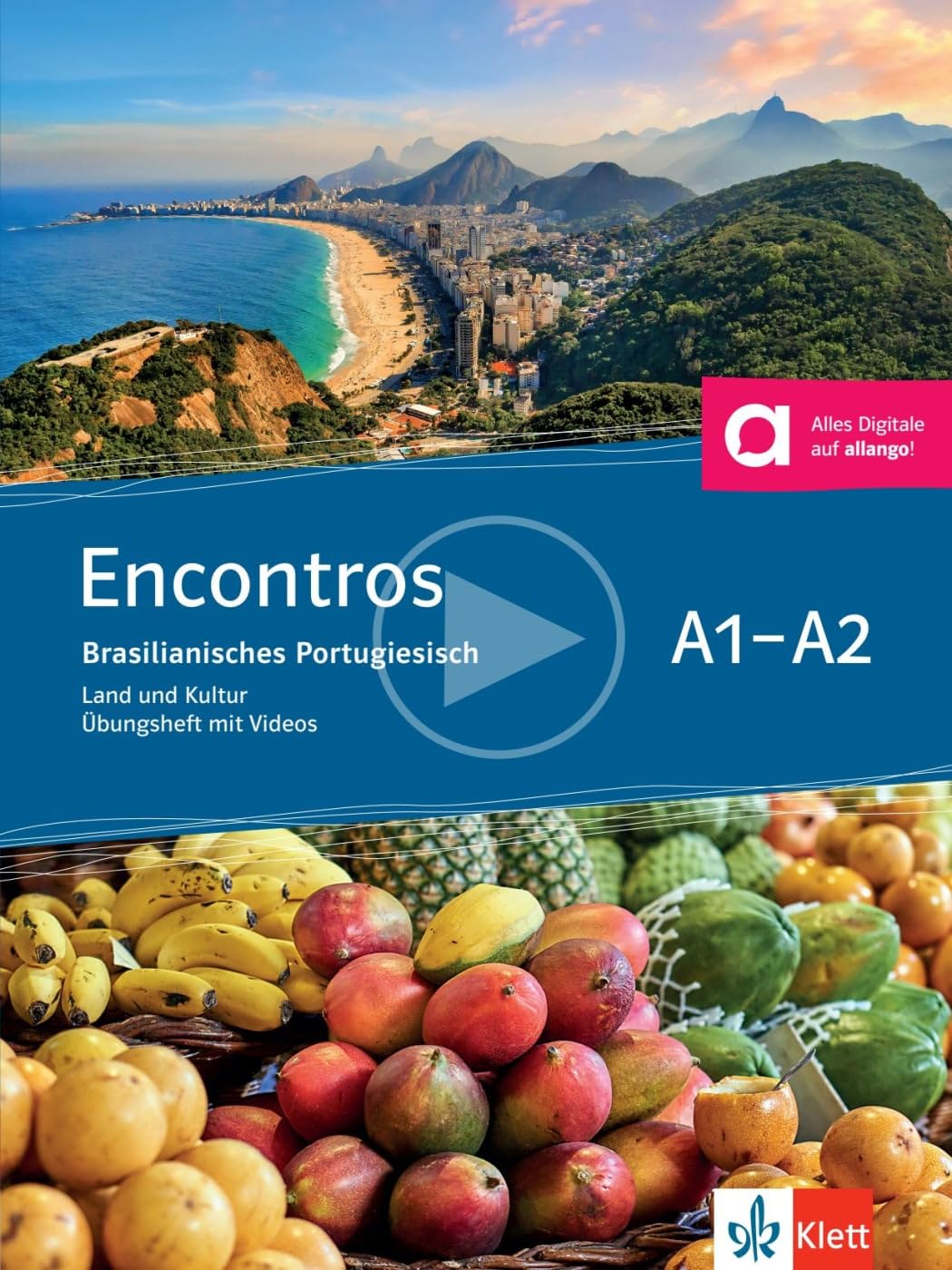 Encontros A1-A2: Brasilianisches Portugiesisch für Anfänger. Land & Kultur | Übungsheft mit Videos