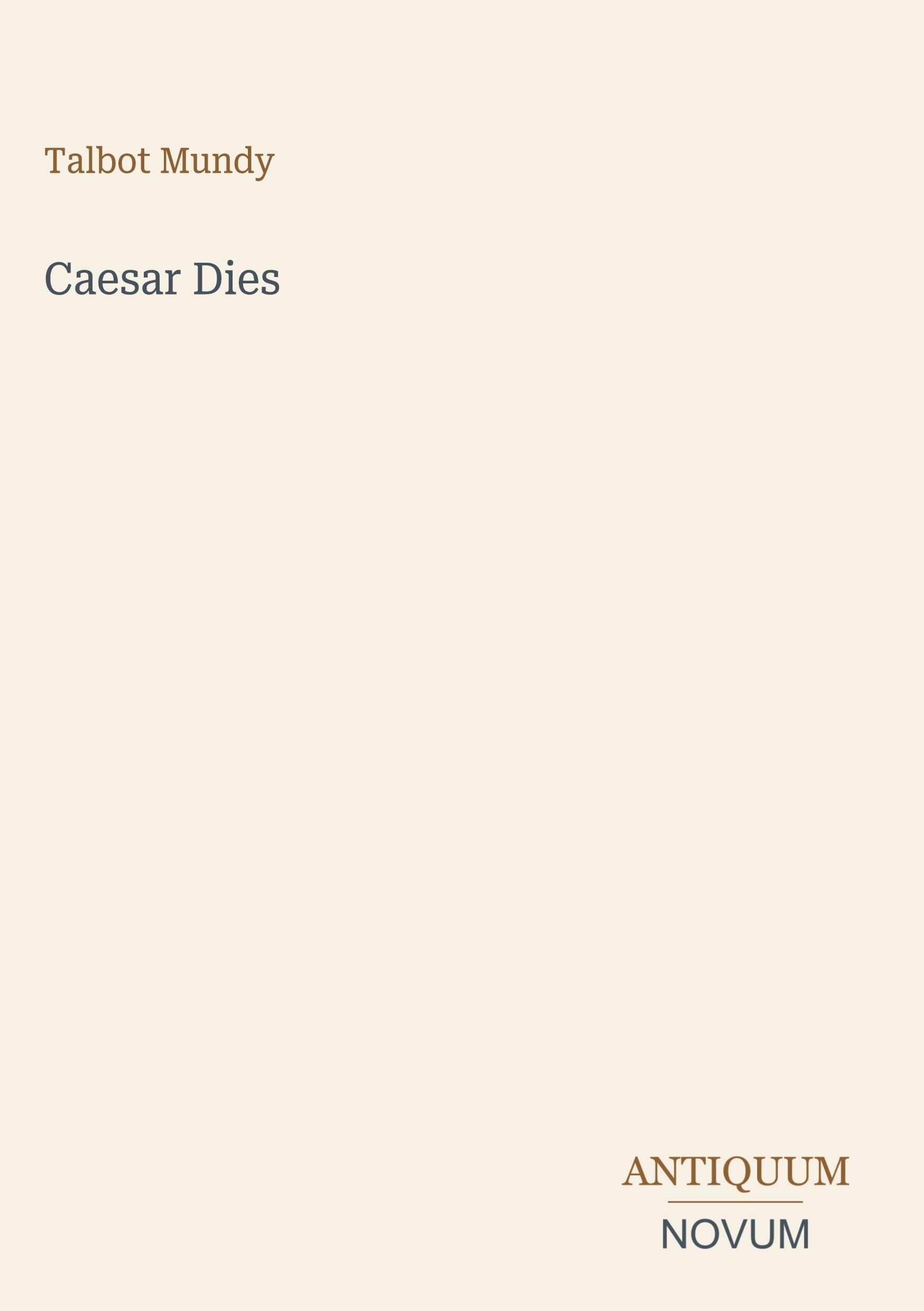 Caesar Dies