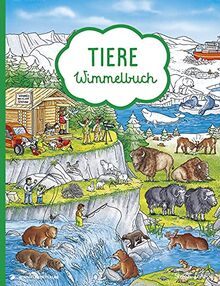 Tiere Wimmelbuch: Mit den Tieren um die Welt reisen - wunderschön gezeichnet und mit Doppelseite zum Nachschlagen! Kinderbücher ab 2 Jahre - ... - Kinderbücher ab 2 Jahre - Bilderbuch