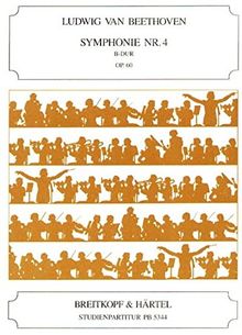 Symphonie Nr. 4 B-dur op. 60 - Breitkopf Urtext - Studienpartitur (PB 5344)