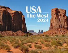 USA The West 2024: Großformat-Kalender 58 x 45,5 cm