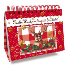 Postkarten-Aufstellbuch: Frohe Weihnachtszeit für dich!