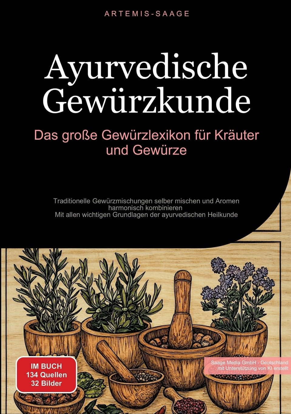 Ayurvedische Gewürzkunde: Das große Gewürzlexikon für Kräuter und Gewürze: Traditionelle Gewürzmischungen selber mischen und Aromen harmonisch ... Grundlagen der ayurvedischen Heilkunde