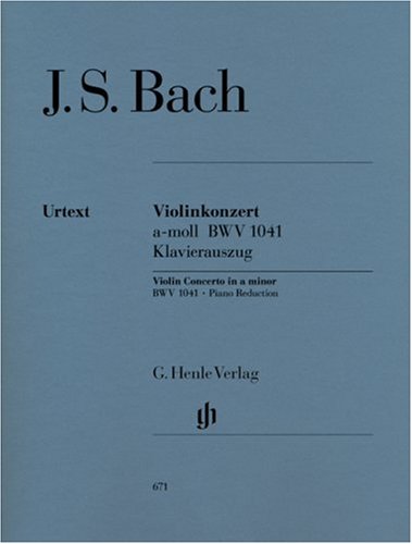 Johann Sebastian Bach - Violinkonzert a-moll BWV 1041 - Johann Sebastian Bach - Violinkonzert a-moll BWV 1041 Kartoniert (TB)