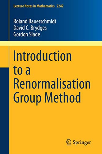 Introduction to a Renormalisation Group Method (Lecture Notes in Mathematics (2242), Band 2242)
