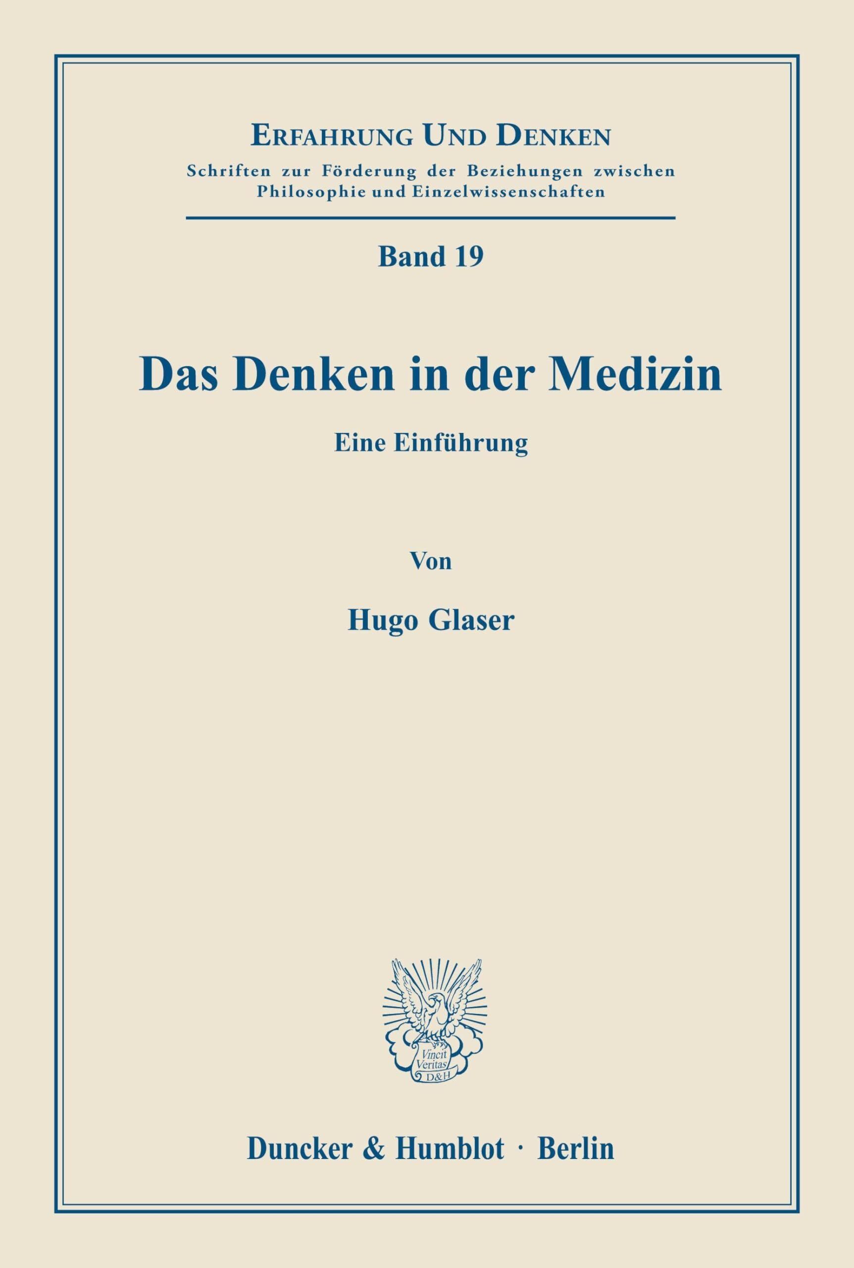 Das Denken in der Medizin.