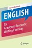 English for Academic Research: Writing Exercises: Writing Exercises