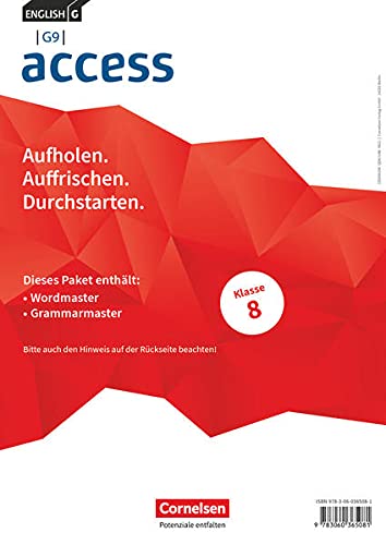 Access - G9 - Ausgabe 2019 - Band 4: 8. Schuljahr: Wordmaster und Grammarmaster - Im Paket