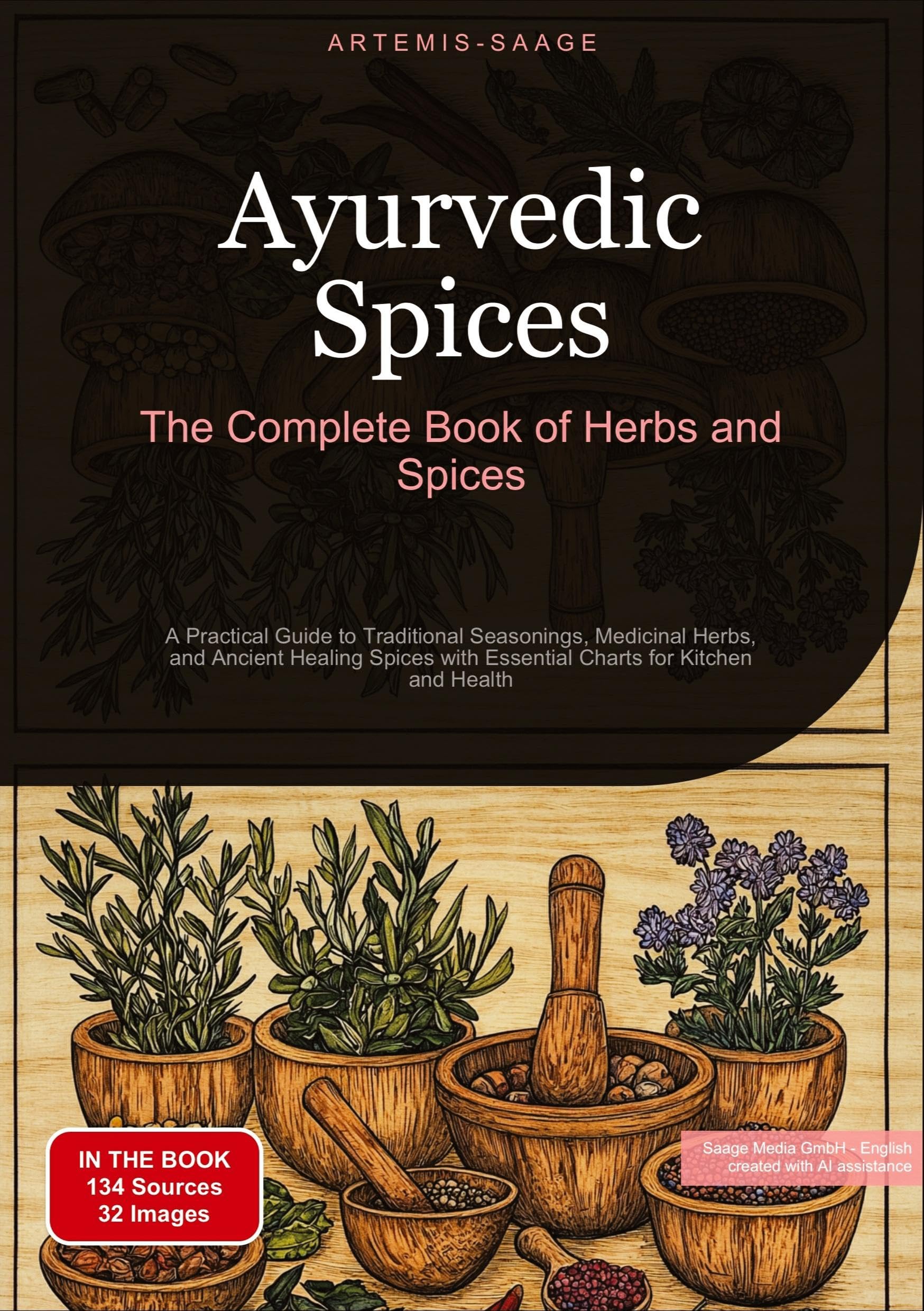 Ayurvedic Spices: The Complete Book of Herbs and Spices: A Practical Guide to Traditional Seasonings, Medicinal Herbs, and Ancient Healing Spices with ... Charts for Kitchen and Health (Spices (EN))