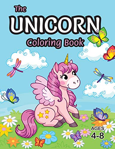 The Unicorn Coloring Book: For Kids Ages 4-8 (With Unique Coloring Pages!)