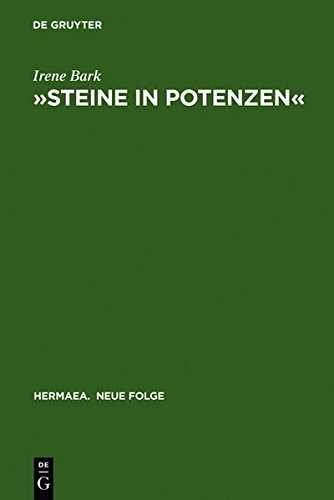 »Steine in Potenzen«: Konstruktive Rezeption der Mineralogie bei Novalis (Hermaea. Neue Folge, Band 88)