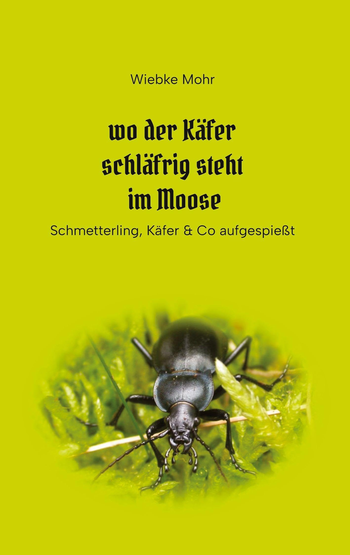Wo der Käfer schläfrig steht im Moose: Schmetterling, Käfer & Co aufgespiesst