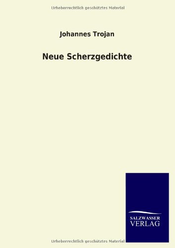 Neue Scherzgedichte