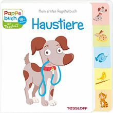 Mein erstes Registerbuch. Haustiere: Für Kinder ab 18 Monaten (Bilderbuch ab 18 Monate)