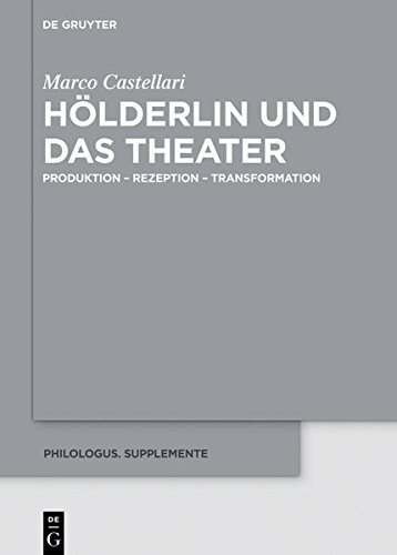 Hölderlin und das Theater: Produktion – Rezeption – Transformation (Philologus. Supplemente / Philologus. Supplementary Volumes, Band 10)