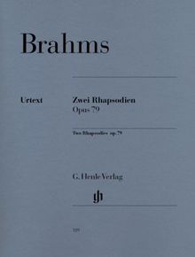 2 Rhapsodien op. 79. Klavier