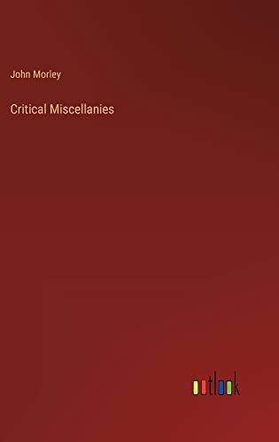 Critical Miscellanies