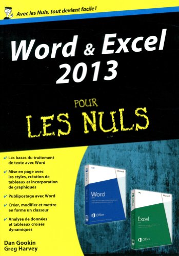 Word & Excel 2013 Pour Les Nuls