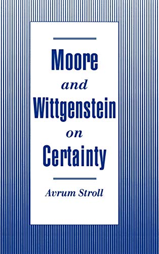 Isbn Moore und Wittgenstein über Gewissheit 208 Seiten Englisch