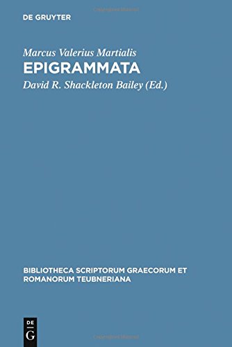 Epigrammata (Bibliotheca scriptorum Graecorum et Romanorum Teubneriana)