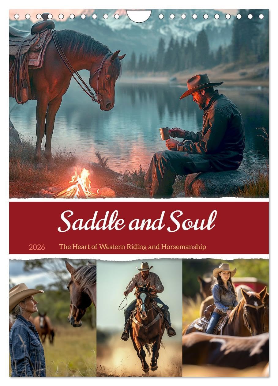 Saddle and Soul (Wall Calendar 2026 DIN A4 portrait), CALVENDO 12 Month Wall Calendar: Out and about in nature and everyday life with your horse partner