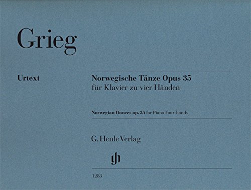 Norwegische Tänze Opus 35 für Klavier zu vier Händen - Edvard - Norwegische Tänze op 35 für Klavier zu vier Händen Grieg Kartoniert (TB)