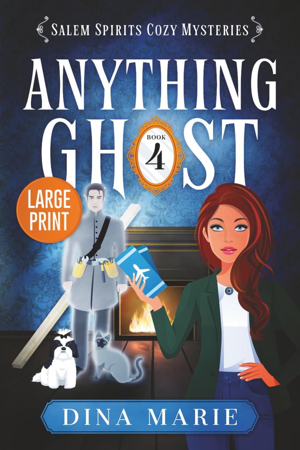 Anything Ghost: Large Print (Salem Spirits Cozy Mysteries - Large Print, Band 4)