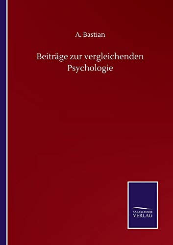 Beiträge zur vergleichenden Psychologie