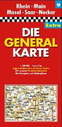 Die Generalkarten Deutschland Extra, 12 Bl., Bl.9, Rheinland-Pfalz, Saarland, Hessen Süd