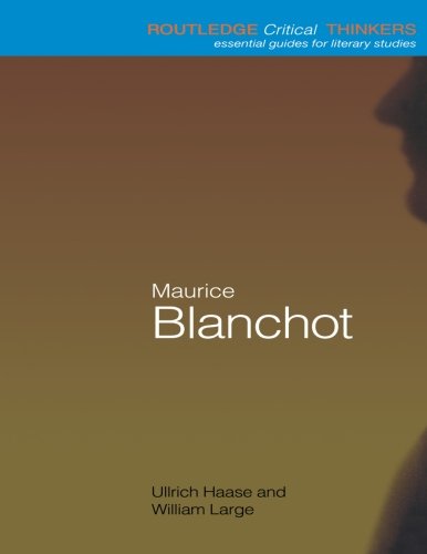 Maurice Blanchot (Routledge Critical Thinkers)