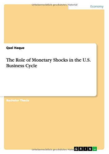 The Role of Monetary Shocks in the U.S. Business Cycle