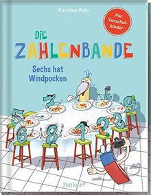 Die Zahlenbande: Sechs hat Windpocken Für Vorschulkinder