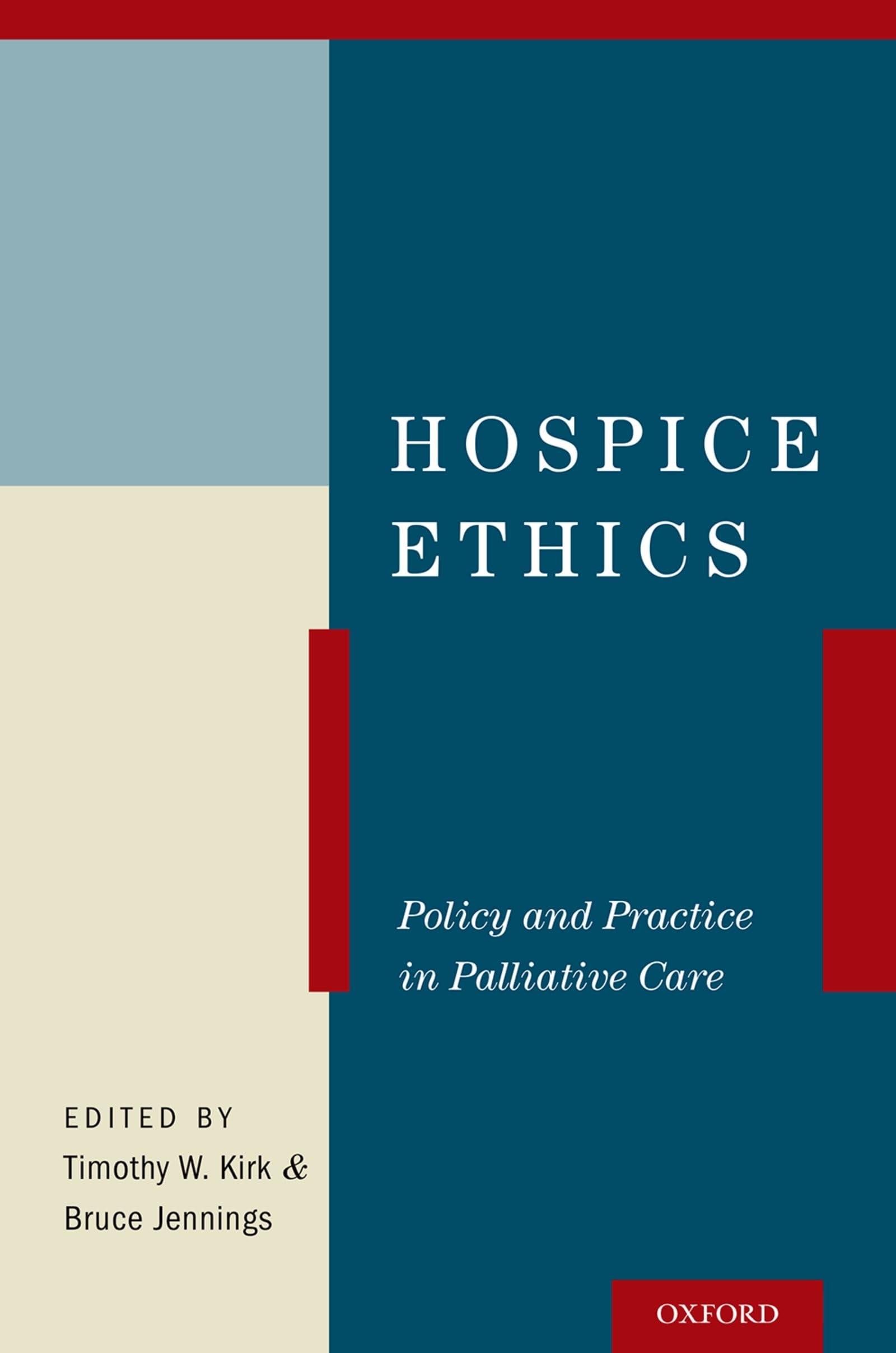 Hospice Ethics: Policy And Practice In Palliative Care