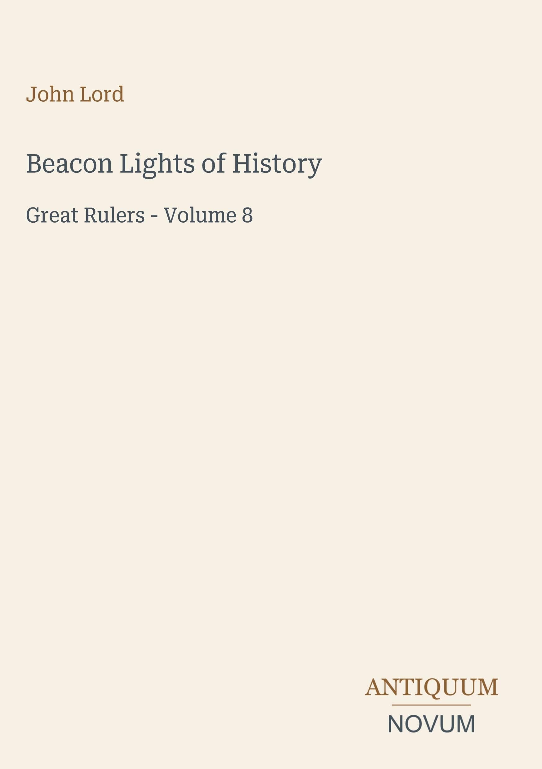 Beacon Lights of History