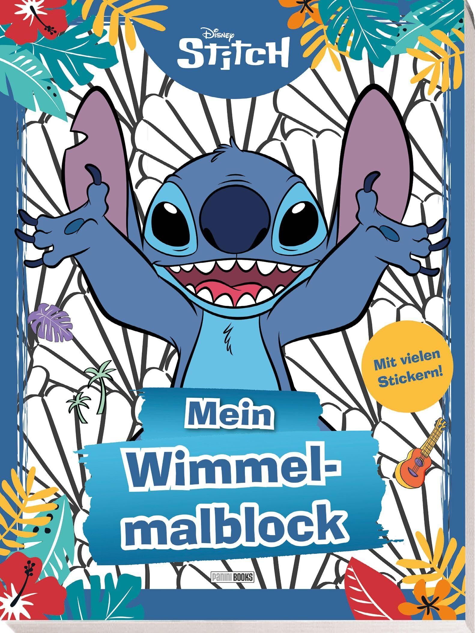 Disney: Disney Stitch: Mein Wimmelmalblock