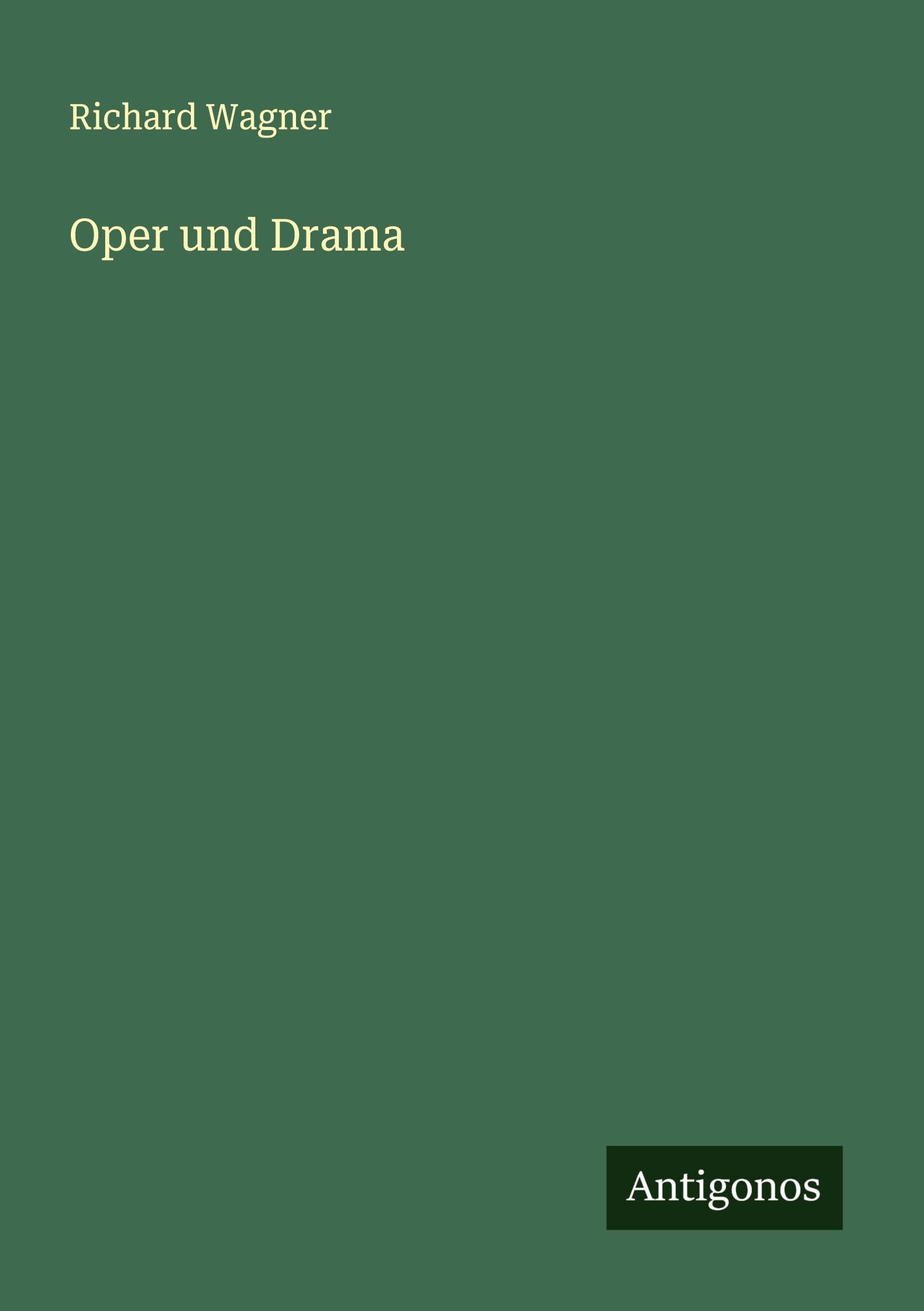 Oper und Drama