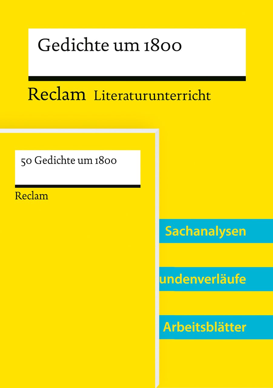 Lehrerpaket zum länderübergreifenden Abiturthema 2027–2029 »Literatur um 1800« (Textausgabe + Lehrerband): Mit Downloadpaket (Unterrichtsmaterialien) (Reclam Literaturunterricht)