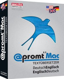 @promt 8.5 Mac Englisch-Deutsch, Deutsch-Englisch von Jourist | Software | Zustand akzeptabel