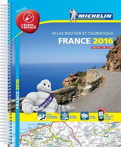 France 2016 : atlas routier et touristique : plastifié