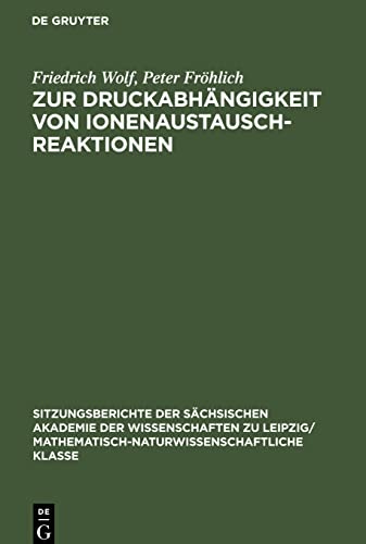 Zur Druckabhängigkeit von Ionenaustauschreaktionen