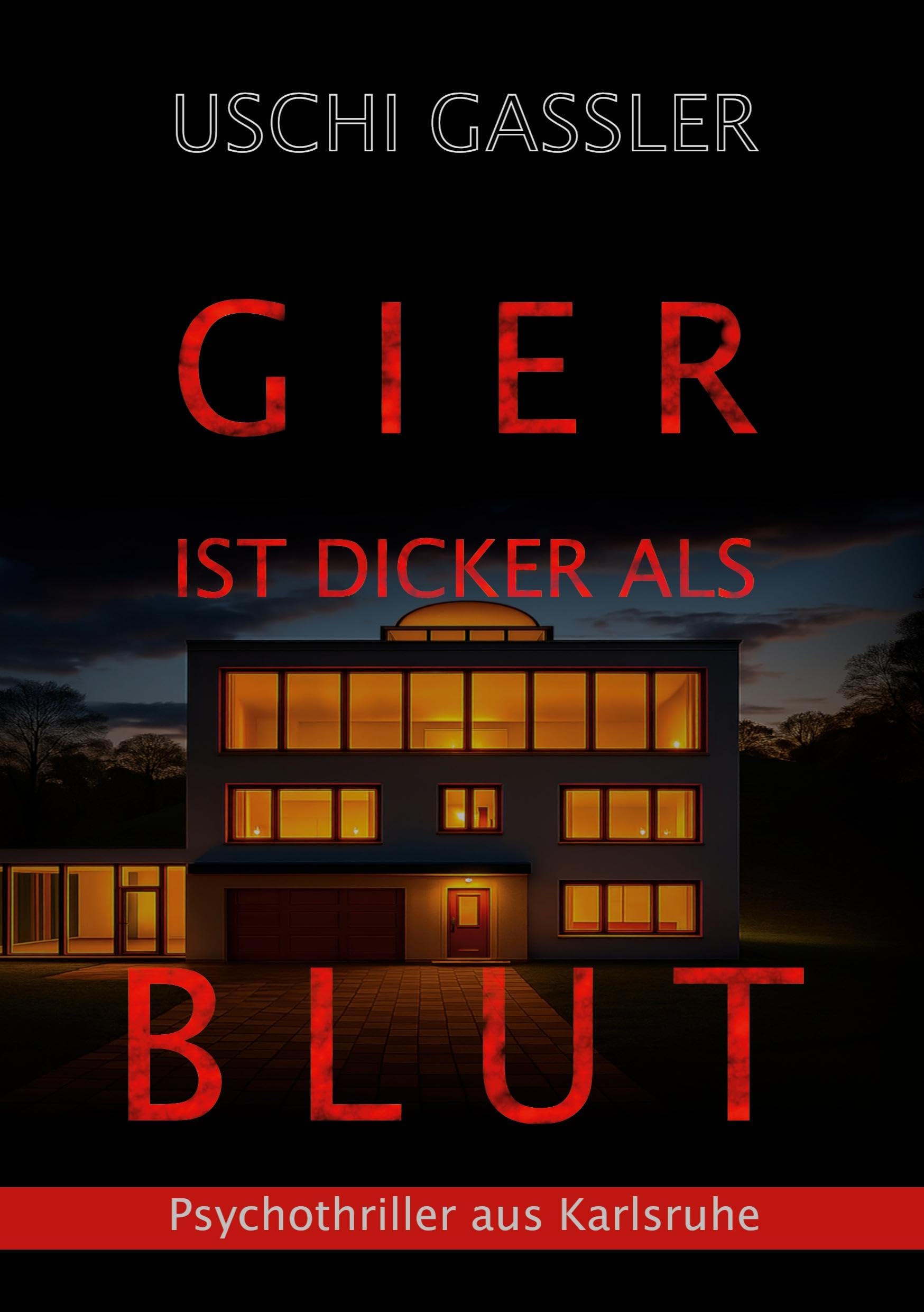 Gier ist dicker als Blut: Psychothriller aus Karlsruhe