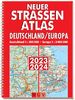Neuer Straßenatlas Deutschland/Europa 2023/2024: Deutschland 1 : 300 000 . Europa 1 : 3 000 000. Praktisch mit Spiralbindung