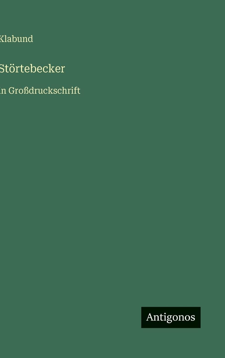 Störtebecker: in Großdruckschrift