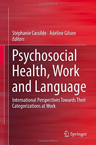 Psychosocial Health, Work and Language: International Perspectives Towards Their Categorizations at Work
